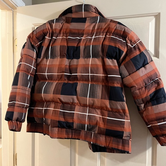 Anthropologie plaid puffer coat S sparks - Picture 3 of 3